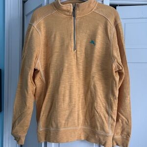 Men's Yellow Half-Zip Sweater
